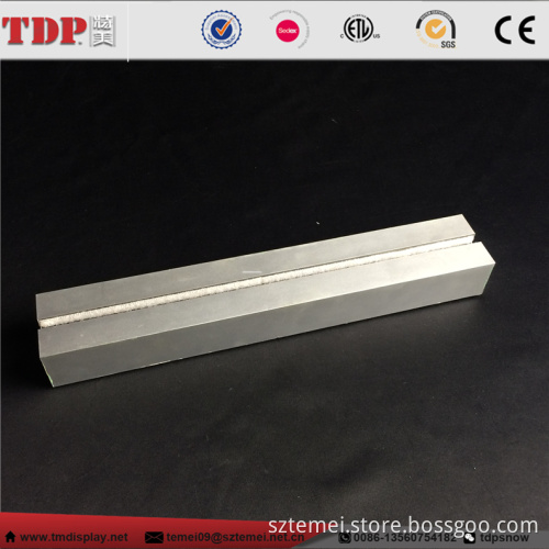 high quality manufacturer 12V aluminium led edge lit base for acrylic signs